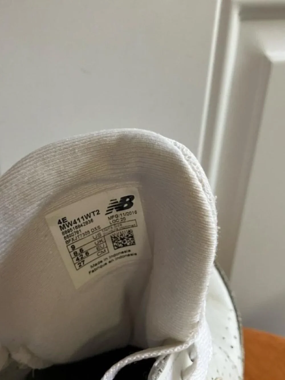 Men's New Balance White Sneakers
